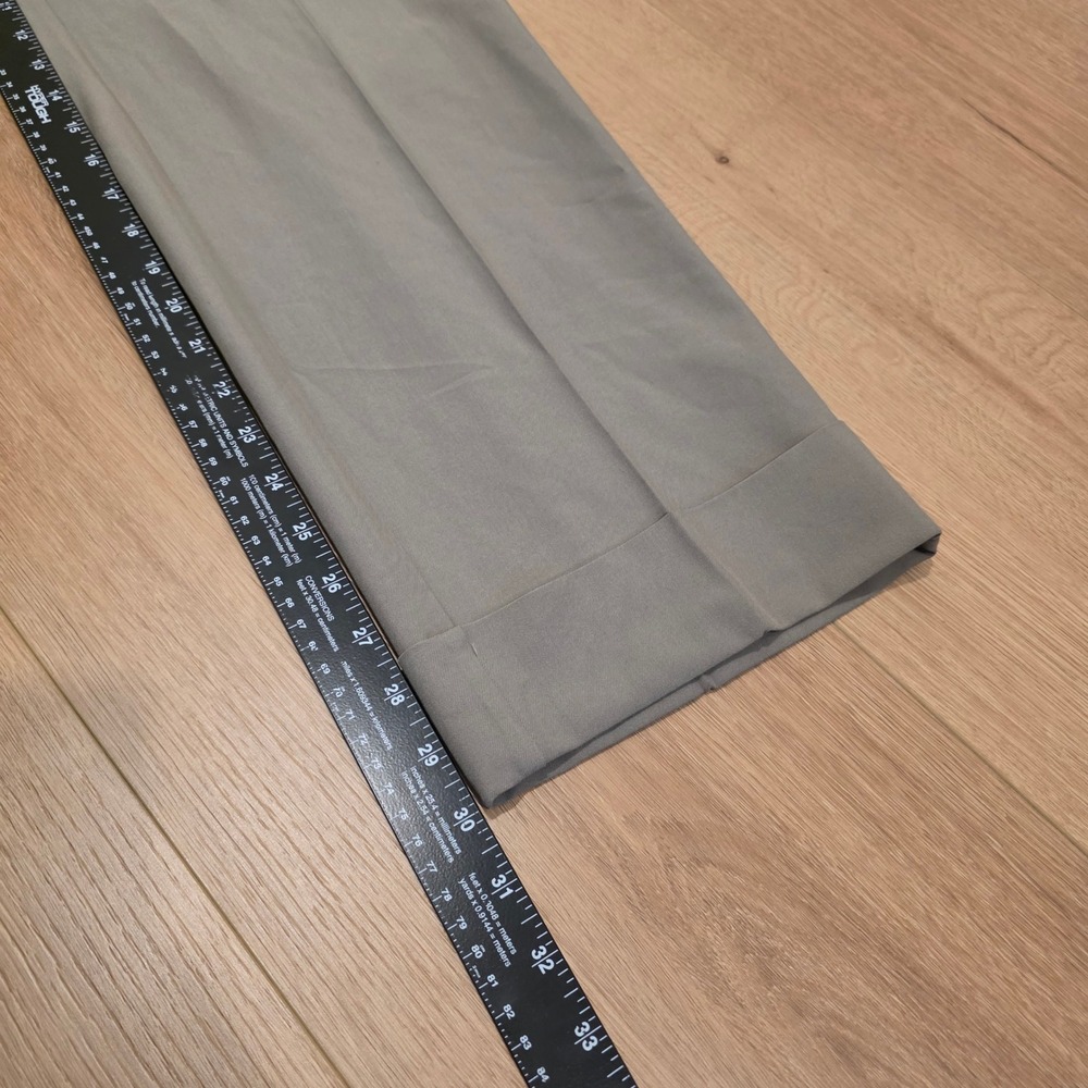 JJXX Mary Pleat Wide Leg Tailored Trousers Brindle Brown Grey 26/30 Scandi NWT - Picture 8 of 11